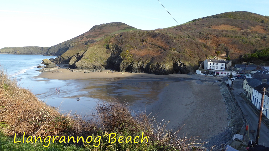 View of Llanrannog Beach