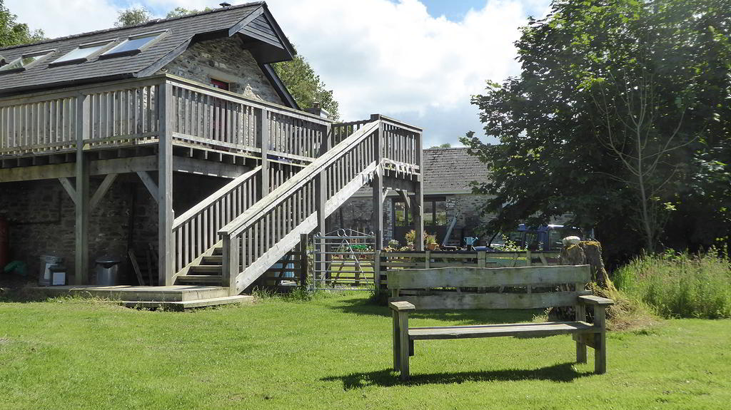 View of the Y Granar Walkway and Balcony